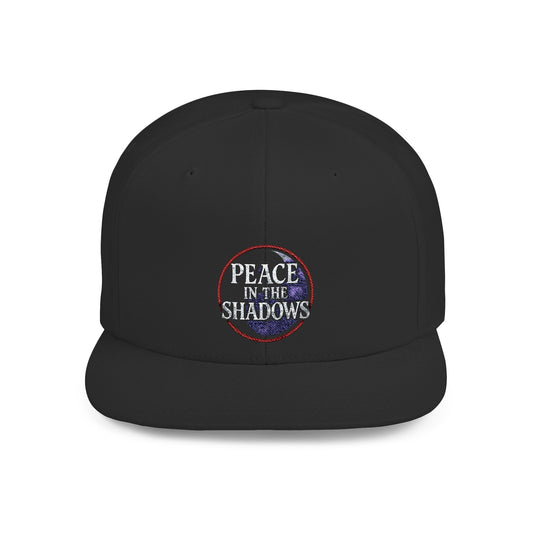Peace In The Shadows Hat – Yin-Yang Gothic Snapback with Blood Ring
